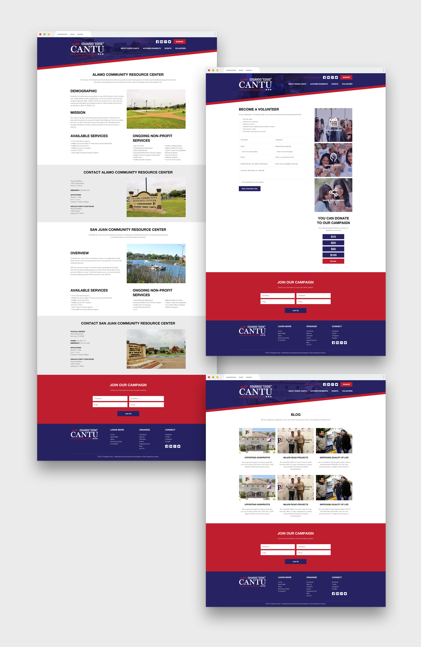 Eddie Cantu - Website