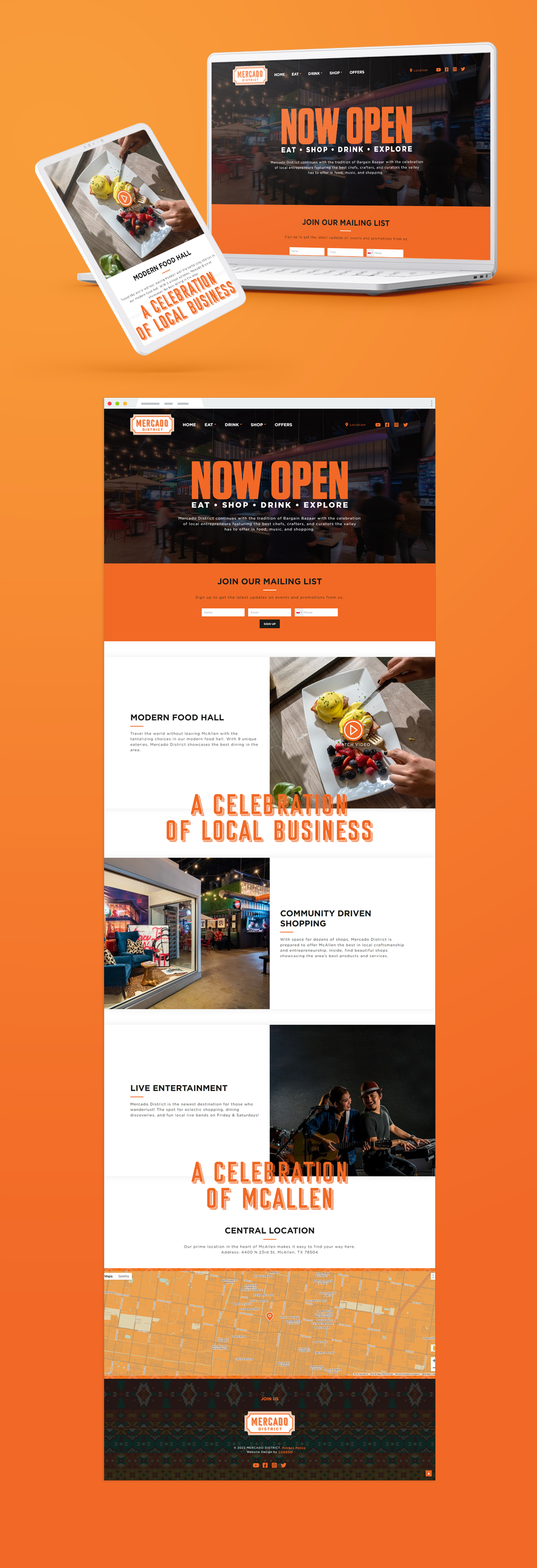Mercado District - Website