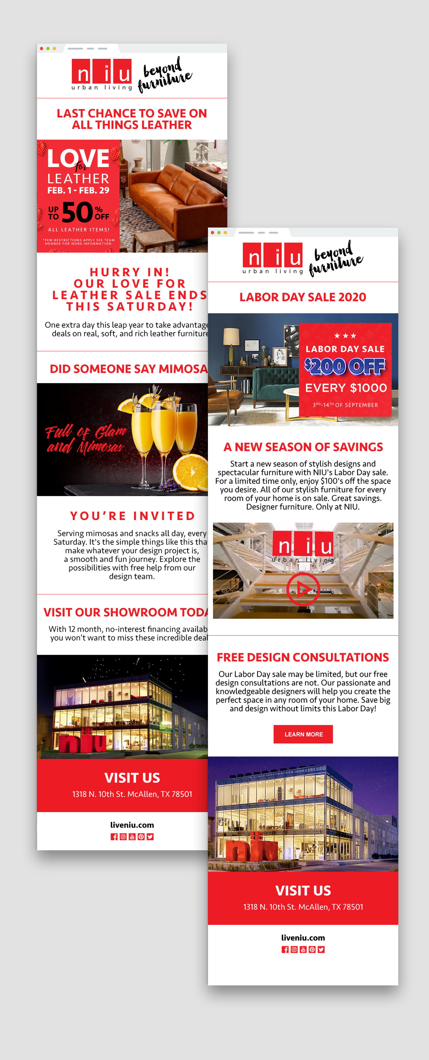 NIU Urban Living - Email