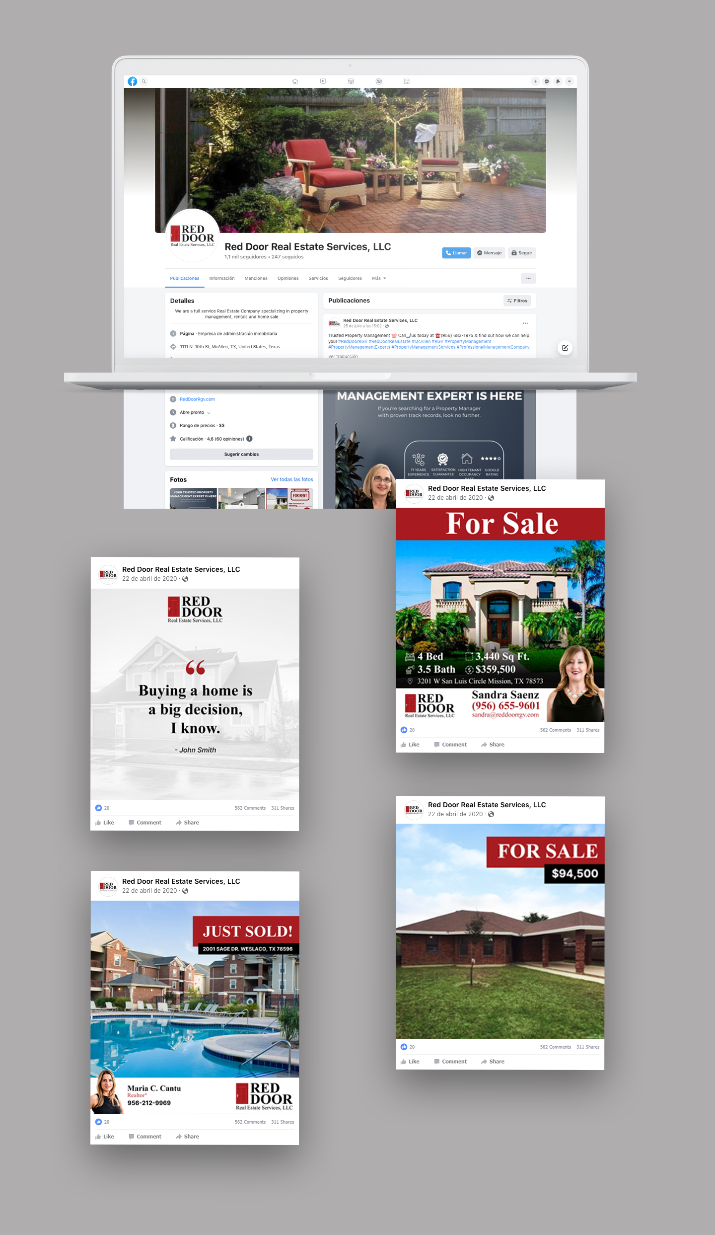 Red Door Real Estate - Social