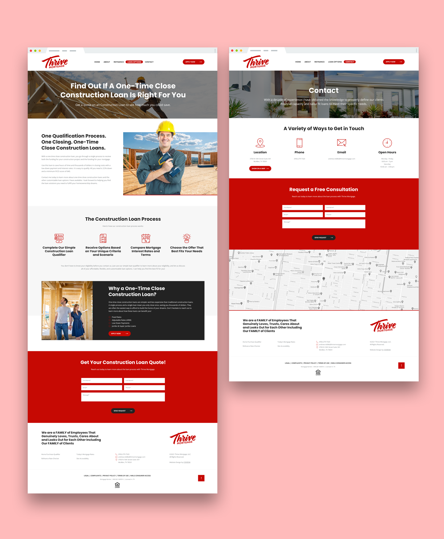 Thrive Mortgage - Website