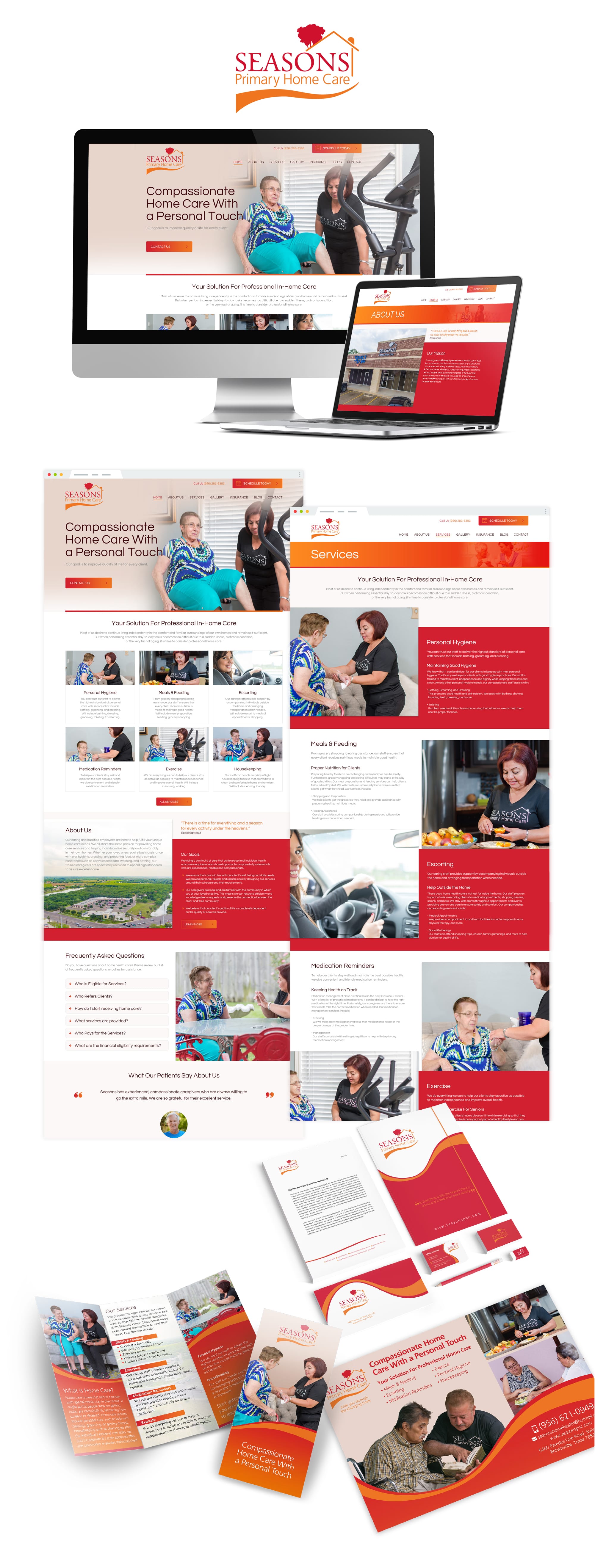 Seasons Home Care - Full project showcase