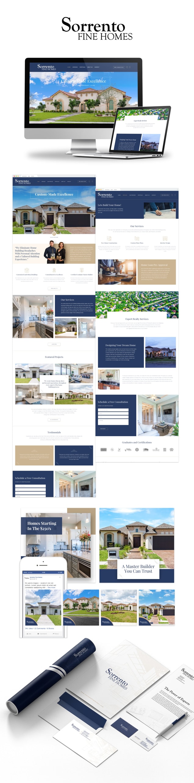 Sorrento Fine Homes - Full project showcase