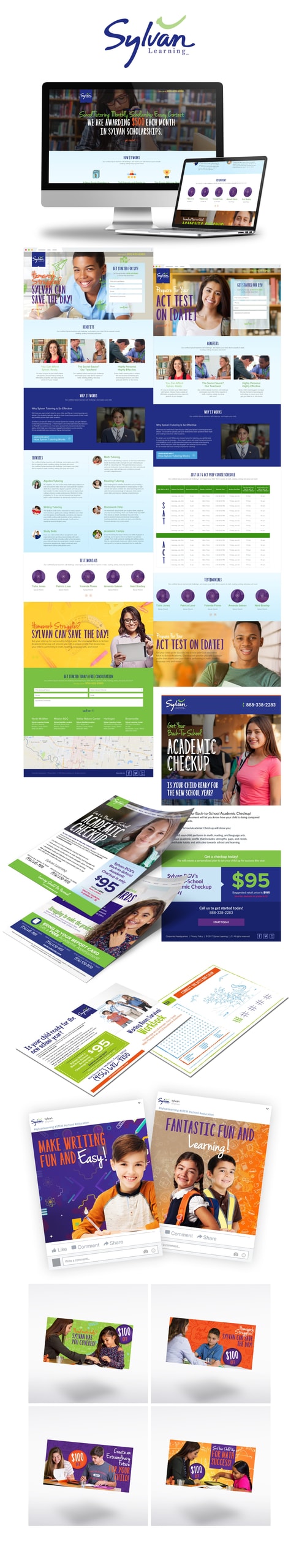 Sylvan Learning - Full project showcase